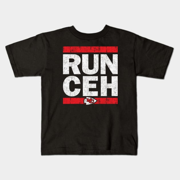 RUN CEH Kids T-Shirt by huckblade